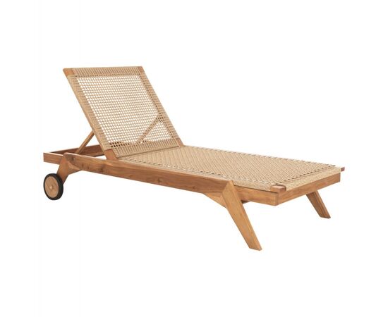 ΞΑΠΛΩΣΤΡΑ ΚΙΚΙ HM6359 TEAK ΞΥΛΟ ΚΑΙ ΣΧΟΙΝΙ P.E. ΣΕ ΠΛΕΞΗ 200x80x99Υεκ. - ΞΑΠΛΩΣΤΡΕΣ στο Milonadakis.gr