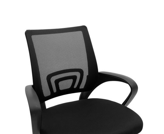 Καρέκλα γραφείου Berto II pakoworld recline με ύφασμα mesh σε μαύρη απόχρωση 60x48x85-95εκ - ΚΑΡΕΚΛΕΣ ΓΡΑΦΕΙΟΥ στο Milonadakis.gr