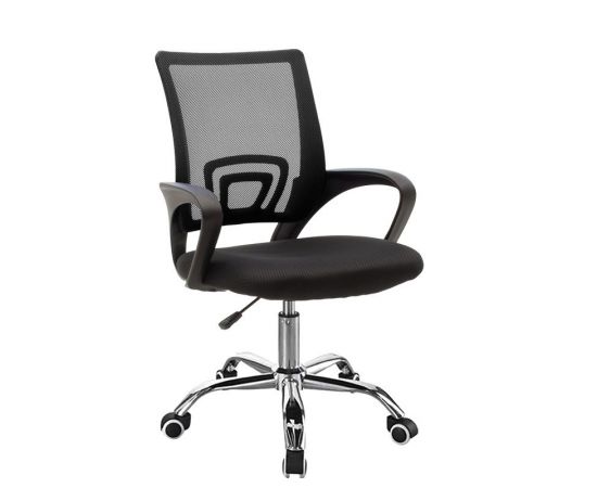 Καρέκλα γραφείου Berto II pakoworld recline με ύφασμα mesh σε μαύρη απόχρωση 60x48x85-95εκ - ΚΑΡΕΚΛΕΣ ΓΡΑΦΕΙΟΥ στο Milonadakis.gr