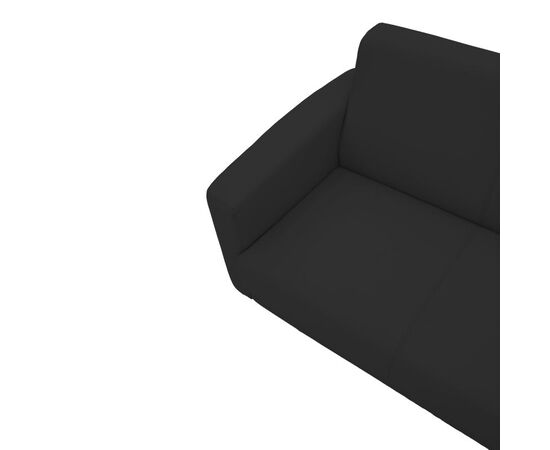 Καναπές τριθέσιος Sidica pakoworld PU σε μαύρη απόχρωση 185x78x83εκ - ΚΑΝΑΠΕΔΕΣ-ΣΑΛΟΝΙΑ στο Milonadakis.gr