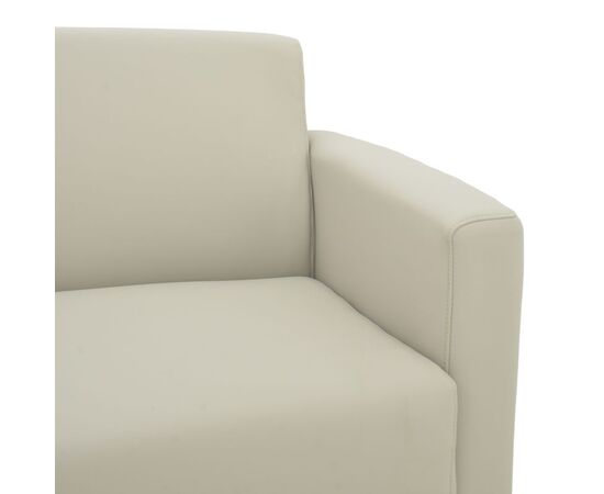 Καναπές τριθέσιος Sidica pakoworld PU σε μπεζ απόχρωση 185x82x81εκ - ΚΑΝΑΠΕΔΕΣ-ΣΑΛΟΝΙΑ στο Milonadakis.gr