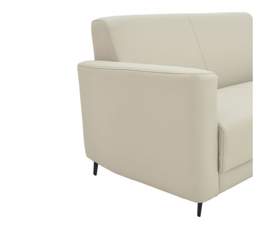 Καναπές τριθέσιος Sidica pakoworld PU σε μπεζ απόχρωση 185x82x81εκ - ΚΑΝΑΠΕΔΕΣ-ΣΑΛΟΝΙΑ στο Milonadakis.gr