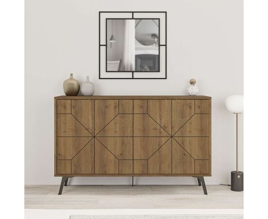 Μπουφές Dune pakoworld σε καρυδί απόχρωση 123x35x77.4εκ - ΜΠΟΥΦΕΔΕΣ-ΚΟΝΣΟΛΕΣ στο Milonadakis.gr