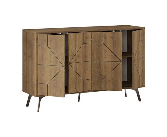 Μπουφές Dune pakoworld σε καρυδί απόχρωση 123x35x77.4εκ - ΜΠΟΥΦΕΔΕΣ-ΚΟΝΣΟΛΕΣ στο Milonadakis.gr