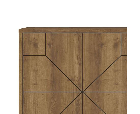 Μπουφές Dune pakoworld σε καρυδί απόχρωση 123x35x77.4εκ - ΜΠΟΥΦΕΔΕΣ-ΚΟΝΣΟΛΕΣ στο Milonadakis.gr