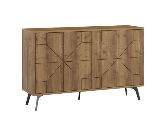 Μπουφές Dune pakoworld σε καρυδί απόχρωση 123x35x77.4εκ - ΜΠΟΥΦΕΔΕΣ-ΚΟΝΣΟΛΕΣ στο Milonadakis.gr