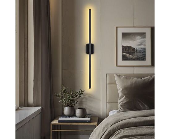 Φωτιστικό τοίχου-απλίκα Senio pakoworld Led μαύρο 75x6x6εκ - ΑΠΛΙΚΕΣ ΤΟΙΧΟΥ στο Milonadakis.gr