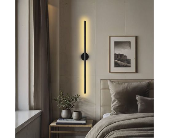 Φωτιστικό τοίχου-απλίκα Tisenio pakoworld Led μαύρο 75x6x6εκ - ΑΠΛΙΚΕΣ ΤΟΙΧΟΥ στο Milonadakis.gr