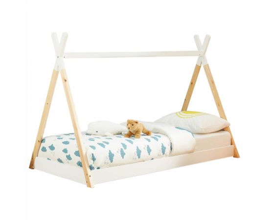 ΚΡΕΒΑΤΙ ΠΑΙΔΙΚΟ MUNK HM699.03 τ.MONTESSORI ΞΥΛΟ ΠΕΥΚΟΥ ΦΥΣΙΚΟ-ΛΕΥΚΟ- 190x90εκ - ΠΑΙΔΙΚΟ ΔΩΜΑΤΙΟ στο Milonadakis.gr