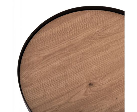 ΣΕΤ 2ΤΜΧ ΤΡΑΠΕΖΙΑ ΣΑΛΟΝΙΟΥ DUNCAN HM21081 MDF ΚΑΙ ΚΕΡΑΜΙΚΟ TOP Φ80εκ & Φ45εκ - ΤΡΑΠΕΖΑΚΙΑ ΣΑΛΟΝΙΟΥ στο Milonadakis.gr