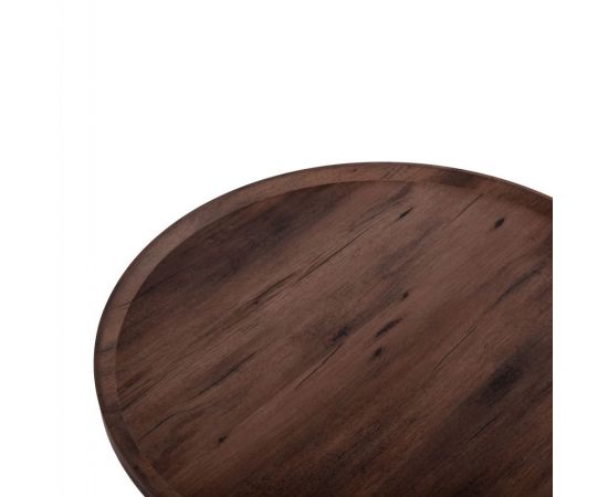 ΣΕΤ 2ΤΜΧ ΤΡΑΠΕΖΙΑ ΣΑΛΟΝΙΟΥ MARGON HM21084 MDF ΣΚΟΥΡΟ ΚΑΦΕ Φ80εκ & Φ45εκ - ΤΡΑΠΕΖΑΚΙΑ ΣΑΛΟΝΙΟΥ στο Milonadakis.gr