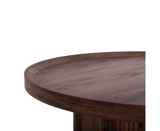 ΣΕΤ 2ΤΜΧ ΤΡΑΠΕΖΙΑ ΣΑΛΟΝΙΟΥ MARGON HM21084 MDF ΣΚΟΥΡΟ ΚΑΦΕ Φ80εκ & Φ45εκ - ΤΡΑΠΕΖΑΚΙΑ ΣΑΛΟΝΙΟΥ στο Milonadakis.gr