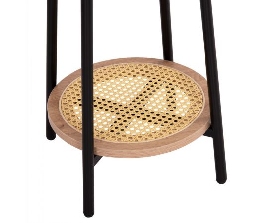 ΣΕΤ 2ΤΜΧ ΤΡΑΠΕΖΙΑ ΣΑΛΟΝΙΟΥ SEWELL HM21087 MDF-ΜΕΤΑΛΛΟ-ΣΥΝΘΕΤΙΚΟ RATTAN Φ80εκ & Φ45εκ - ΤΡΑΠΕΖΑΚΙΑ ΣΑΛΟΝΙΟΥ στο Milonadakis.gr