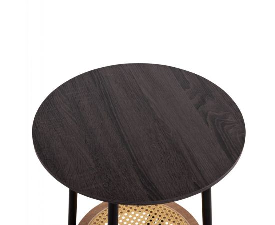 ΣΕΤ 2ΤΜΧ ΤΡΑΠΕΖΙΑ ΣΑΛΟΝΙΟΥ SEWELL HM21087 MDF-ΜΕΤΑΛΛΟ-ΣΥΝΘΕΤΙΚΟ RATTAN Φ80εκ & Φ45εκ - ΤΡΑΠΕΖΑΚΙΑ ΣΑΛΟΝΙΟΥ στο Milonadakis.gr