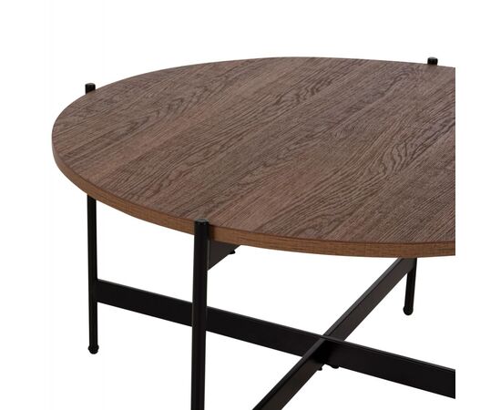 ΣΕΤ 2ΤΜΧ ΤΡΑΠΕΖΙΑ ΣΑΛΟΝΙΟΥ RONDA HM21089.03 MDF ΣΕ ΚΑΡΥΔΙ ΧΡΩΜΑ Φ80εκ & Φ50εκ - ΤΡΑΠΕΖΑΚΙΑ ΣΑΛΟΝΙΟΥ στο Milonadakis.gr