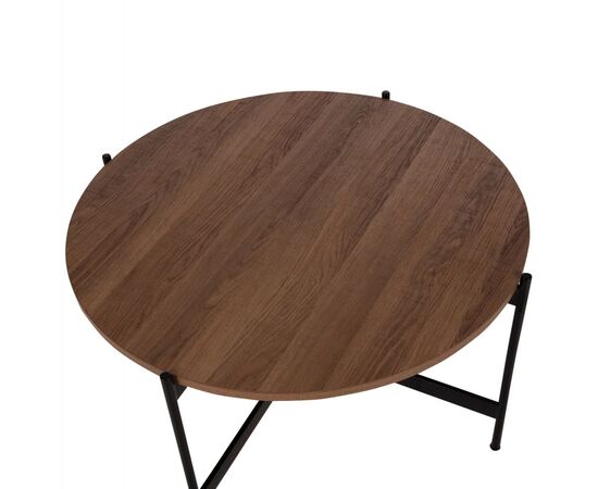 ΣΕΤ 2ΤΜΧ ΤΡΑΠΕΖΙΑ ΣΑΛΟΝΙΟΥ RONDA HM21089.03 MDF ΣΕ ΚΑΡΥΔΙ ΧΡΩΜΑ Φ80εκ & Φ50εκ - ΤΡΑΠΕΖΑΚΙΑ ΣΑΛΟΝΙΟΥ στο Milonadakis.gr