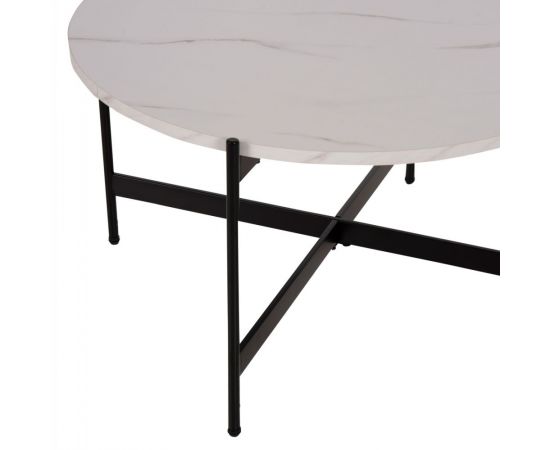 ΣΕΤ 2ΤΜΧ ΤΡΑΠΕΖΙΑ ΣΑΛΟΝΙΟΥ RONDA HM21089.04 MDF ΛΕΥΚΟ ΜΑΡΜΑΡΟ Φ80εκ & Φ50εκ - ΤΡΑΠΕΖΑΚΙΑ ΣΑΛΟΝΙΟΥ στο Milonadakis.gr