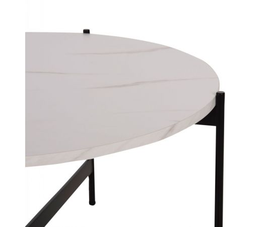 ΣΕΤ 2ΤΜΧ ΤΡΑΠΕΖΙΑ ΣΑΛΟΝΙΟΥ RONDA HM21089.04 MDF ΛΕΥΚΟ ΜΑΡΜΑΡΟ Φ80εκ & Φ50εκ - ΤΡΑΠΕΖΑΚΙΑ ΣΑΛΟΝΙΟΥ στο Milonadakis.gr