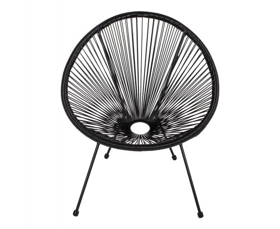 ΣΕΤ ΕΞΩΤΕΡΙΚΟΥ ΧΩΡΟΥ 3ΤΜΧ ACAPULCO HM21101 TWISTED WICKER-ΜΕΤΑΛΛΟ ΣΕ ΜΑΥΡΟ - ΣΕΤ ΣΑΛΟΝΙΑ στο Milonadakis.gr