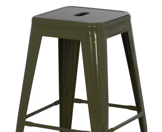 ΣΚΑΜΠΟ ΜΕΣΑΙΟΥ ΥΨΟΥΣ ΜΕΤΑΛΛΙΚΟ MELITA-PRO HM8573.43 DARK OLIVE GREEN 43x43x67Υεκ. - ΣΚΑΜΠΟ ΜΠΑΡ στο Milonadakis.gr