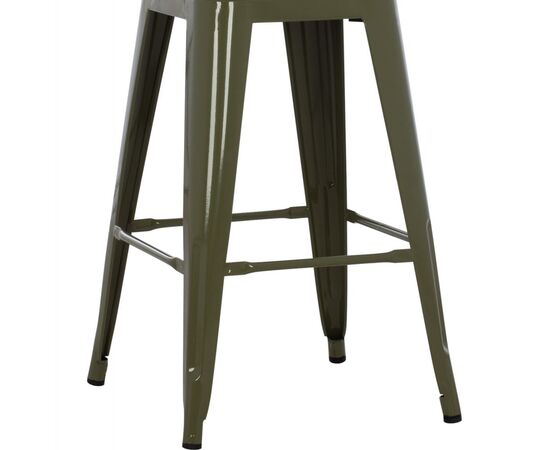 ΣΚΑΜΠΟ ΜΕΣΑΙΟΥ ΥΨΟΥΣ ΜΕΤΑΛΛΙΚΟ MELITA-PRO HM8573.43 DARK OLIVE GREEN 43x43x67Υεκ. - ΣΚΑΜΠΟ ΜΠΑΡ στο Milonadakis.gr