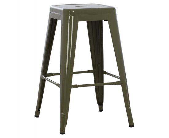 ΣΚΑΜΠΟ ΜΕΣΑΙΟΥ ΥΨΟΥΣ ΜΕΤΑΛΛΙΚΟ MELITA-PRO HM8573.43 DARK OLIVE GREEN 43x43x67Υεκ. - ΣΚΑΜΠΟ ΜΠΑΡ στο Milonadakis.gr