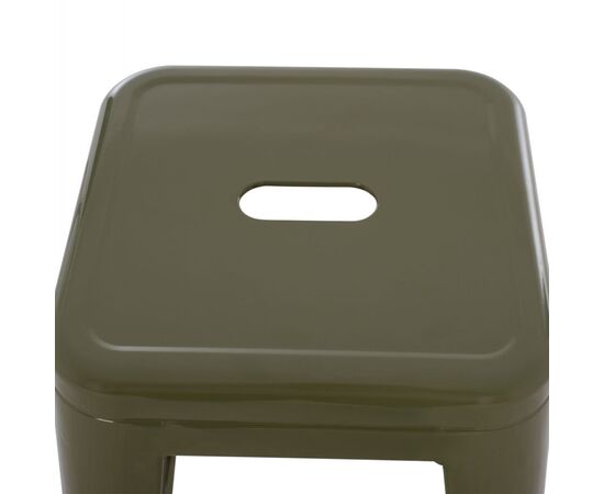 ΣΚΑΜΠΟ ΜΠΑΡ ΜΕΤΑΛΛΙΚΟ MELITA-PRO HM8642.43 ΣΕ DARK OLIVE 43x43x78Υεκ. - ΣΚΑΜΠΟ ΜΠΑΡ στο Milonadakis.gr