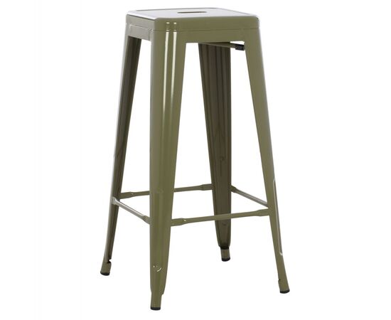 ΣΚΑΜΠΟ ΜΠΑΡ ΜΕΤΑΛΛΙΚΟ MELITA-PRO HM8642.43 ΣΕ DARK OLIVE 43x43x78Υεκ. - ΣΚΑΜΠΟ ΜΠΑΡ στο Milonadakis.gr
