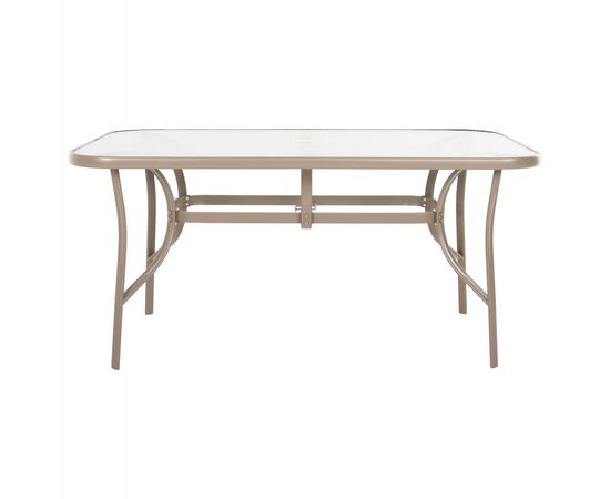 ΤΡΑΠΕΖΙ BRUNO 150X90Χ72Υεκ. ΜΕΤΑΛΛΙΚΟ ΣΑΜΠΑΝΙ ΜΕ ΤΡΥΠΑ ΟΜΠΡΕΛΑΣ Φ38mm HM5145.14 - ΤΡΑΠΕΖΙΑ ΕΞ. ΧΩΡΟΥ στο Milonadakis.gr
