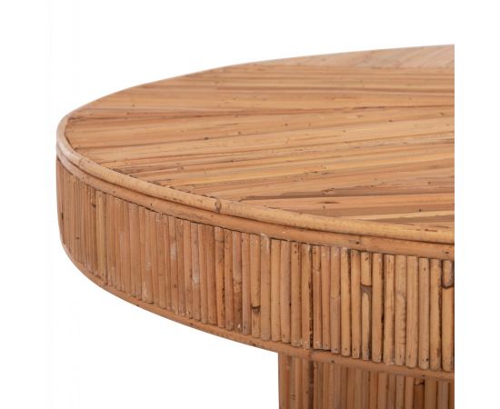 ΤΡΑΠΕΖΙ ΤΡΑΠΕΖΑΡΙΑΣ GATSBY HM9884 ΦΥΣΙΚΟ RATTAN ΣΕ ΦΥΣΙΚΟ ΧΡΩΜΑ Φ120x76Υεκ. - ΤΡΑΠΕΖΙΑ ΚΟΥΖΙΝΑΣ στο Milonadakis.gr