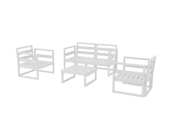 MYKONOS SET 2ΘΕΣ.WHITE ΧΩΡΙΣ ΜΑΞ.(2ΘΕΣ.+2ΠΟΛ.+ΤΡΑΠ 65εκ.) - ΣΕΤ ΣΑΛΟΝΙΑ στο Milonadakis.gr