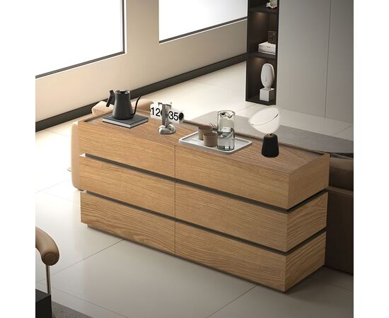 Συρταριέρα Sonlen pakoworld mdf σε oak απόχρωση 120x40x72εκ - ΣΥΡΤΑΡΙΕΡΕΣ - ΤΟΥΑΛΕΤΕΣ στο Milonadakis.gr