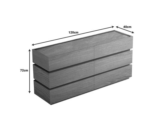 Συρταριέρα Sonlen pakoworld mdf σε oak απόχρωση 120x40x72εκ - ΣΥΡΤΑΡΙΕΡΕΣ - ΤΟΥΑΛΕΤΕΣ στο Milonadakis.gr