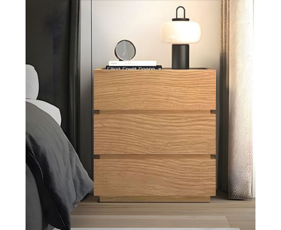 Κομοδίνο Sonlen pakoworld mdf σε oak απόχρωση 60x40x66εκ - ΚΟΜΟΔΙΝΑ στο Milonadakis.gr