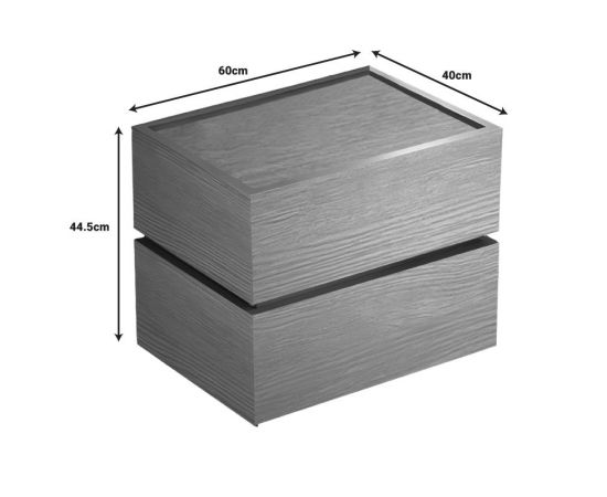 Κομοδίνο Sonlen pakoworld mdf σε oak απόχρωση 60x40x66εκ - ΚΟΜΟΔΙΝΑ στο Milonadakis.gr