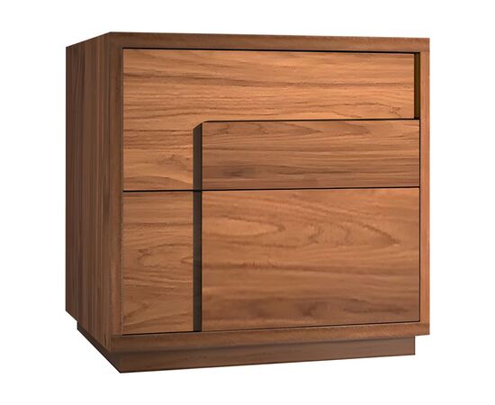 Κομοδίνο Inget pakoworld mdf σε καρυδί απόχρωση 50x40x48εκ - ΚΟΜΟΔΙΝΑ στο Milonadakis.gr