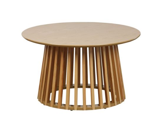 Τραπέζι σαλονιού Domonic pakoworld mdf/pw σε φυσική απόχρωση Φ80x45εκ - ΤΡΑΠΕΖΑΚΙΑ ΣΑΛΟΝΙΟΥ στο Milonadakis.gr