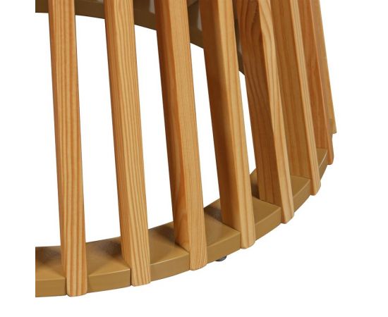 Τραπέζι σαλονιού Domonic pakoworld mdf/pw σε φυσική απόχρωση Φ80x45εκ - ΤΡΑΠΕΖΑΚΙΑ ΣΑΛΟΝΙΟΥ στο Milonadakis.gr