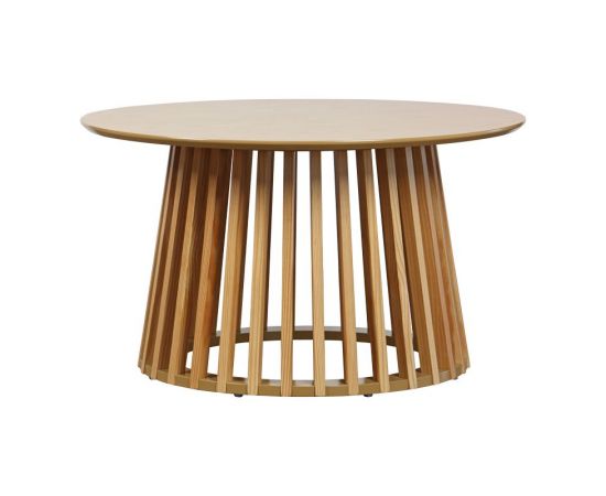 Τραπέζι σαλονιού Domonic pakoworld mdf/pw σε φυσική απόχρωση Φ80x45εκ - ΤΡΑΠΕΖΑΚΙΑ ΣΑΛΟΝΙΟΥ στο Milonadakis.gr