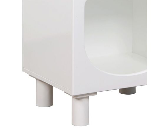 Κομοδίνο Emersi pakoworld MDF σε λευκή απόχρωση 40x32x70εκ - ΚΟΜΟΔΙΝΑ στο Milonadakis.gr