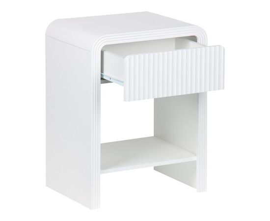 Κομοδίνο Zeplen pakoworld MDF σε λευκή απόχρωση 40x30x53εκ - ΚΟΜΟΔΙΝΑ στο Milonadakis.gr
