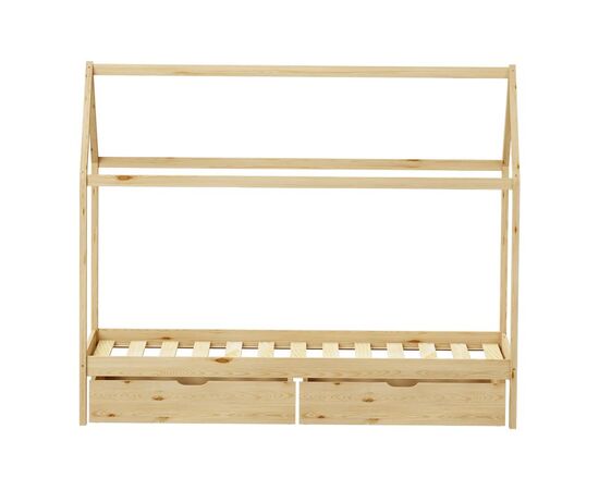 Παιδικό κρεβάτι Mellin τ.Montessori με 2 συρτάρια pakoworld ξύλο πεύκου σε φυσική απόχρωση 90x190εκ - ΠΑΙΔΙΚΟ ΔΩΜΑΤΙΟ στο Milonadakis.gr