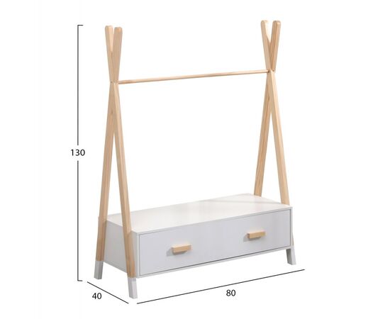 ΚΡΕΜΑΣΤΡΑ ΜΕ ΣΥΡΤΑΡΙΑ ΠΑΙΔΙΚH PASCHAL HM2491.03 ΜΕΛΑΜΙΝΗ-ΞΥΛΟ ΠΕΥΚΟΥ 80x40x130Υεκ - ΠΑΙΔΙΚΟ ΔΩΜΑΤΙΟ στο Milonadakis.gr
