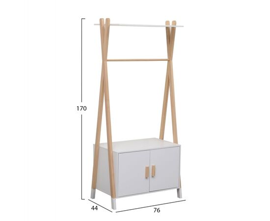 ΚΡΕΜΑΣΤΡΑ ΠΑΙΔΙΚH ΜΕ ΝΤΟΥΛΑΠΙ PASCHAL HM2495.03 ΜΕΛΑΜΙΝΗ-ΞΥΛΟ ΠΕΥΚΟΥ 76x44x170Υεκ - ΠΑΙΔΙΚΟ ΔΩΜΑΤΙΟ στο Milonadakis.gr