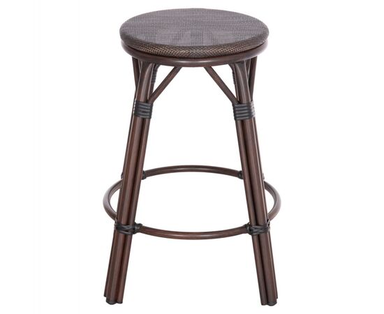 ΣΚΑΜΠΟ ΑΛΟΥΜΙΝΙΟΥ ΜΕΣ.ΥΨΟΥΣ CHINO HM6286.01 BAMBOO LOOK & TEXTILENE ΚΑΦΕ 43x43x65Υεκ - ΣΚΑΜΠΩ στο Milonadakis.gr