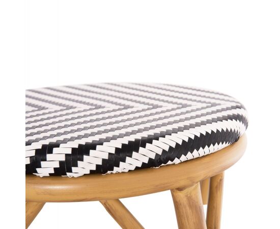 ΣΚΑΜΠΟ ΑΛΟΥΜΙΝΙΟΥ ΜΕΣ.ΥΨΟΥΣ CHINO HM6286.03 BAMBOO LOOK & TEXTILENE 43x43x65Υεκ - ΣΚΑΜΠΩ στο Milonadakis.gr