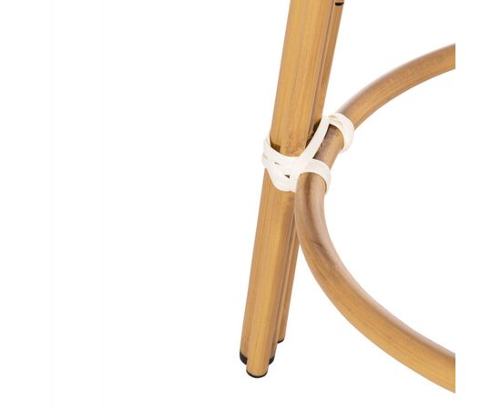 ΣΚΑΜΠΟ ΑΛΟΥΜΙΝΙΟΥ ΜΕΣ.ΥΨΟΥΣ CHINO HM6286.04 BAMBOO LOOK ΦΥΣΙΚΟ & TEXTILENE 43x43x65Υεκ - ΣΚΑΜΠΩ στο Milonadakis.gr