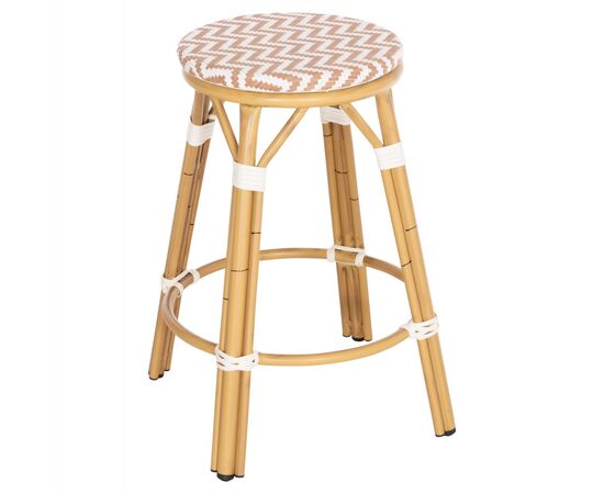 ΣΚΑΜΠΟ ΑΛΟΥΜΙΝΙΟΥ ΜΕΣ.ΥΨΟΥΣ CHINO HM6286.04 BAMBOO LOOK ΦΥΣΙΚΟ & TEXTILENE 43x43x65Υεκ - ΣΚΑΜΠΩ στο Milonadakis.gr