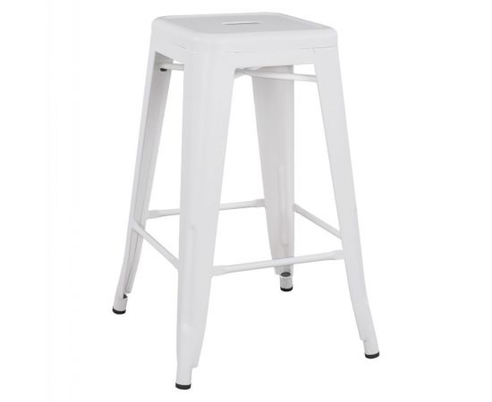 ΣΚΑΜΠΟ ΜΕΣΑΙΟΥ ΥΨΟΥΣ ΜΕΤΑΛΛΙΚΟ MELITA-PRO HM8573.41 ΛΕΥΚΟ ΜΑΤ 43x43x67Υεκ. - ΣΚΑΜΠΟ ΜΠΑΡ στο Milonadakis.gr