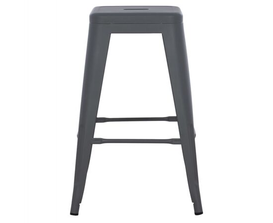 ΣΚΑΜΠΟ ΜΕΣΑΙΟΥ ΥΨΟΥΣ ΜΕΤΑΛΛΙΚΟ MELITA-PRO HM8573.50 ΓΚΡΙ 43x43x67Υεκ. - ΣΚΑΜΠΟ ΜΠΑΡ στο Milonadakis.gr